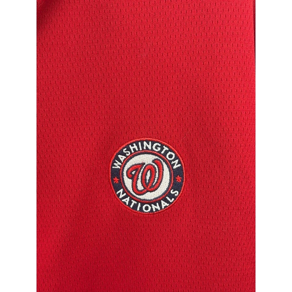 Cutter & Buck Washington Nationals Quarter Zip Pullover Golf Moisture Wicking - Picture 8 of 8